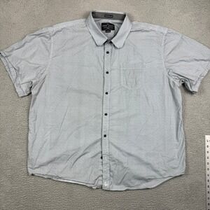 Cody James Mens Short Sleeve Button‎ Down Shirt Geometric Print 2XL